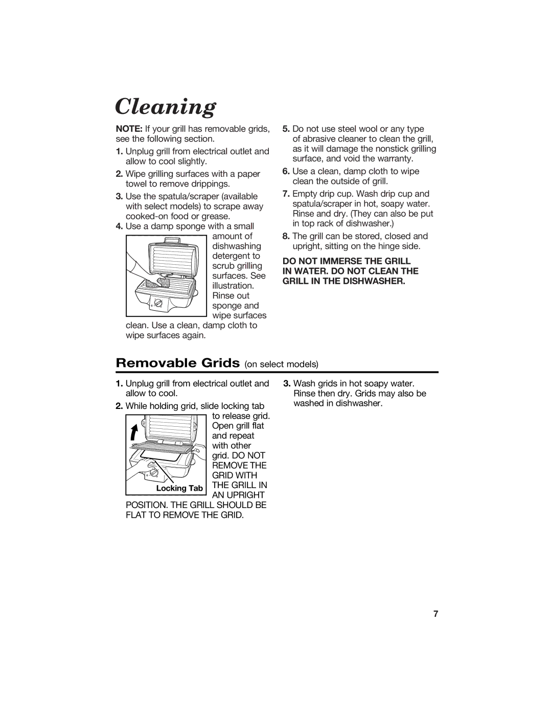 Hamilton Beach 840100500 manual Cleaning 