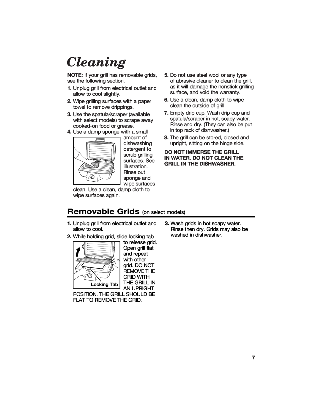 Hamilton Beach 840100500 manual Cleaning 