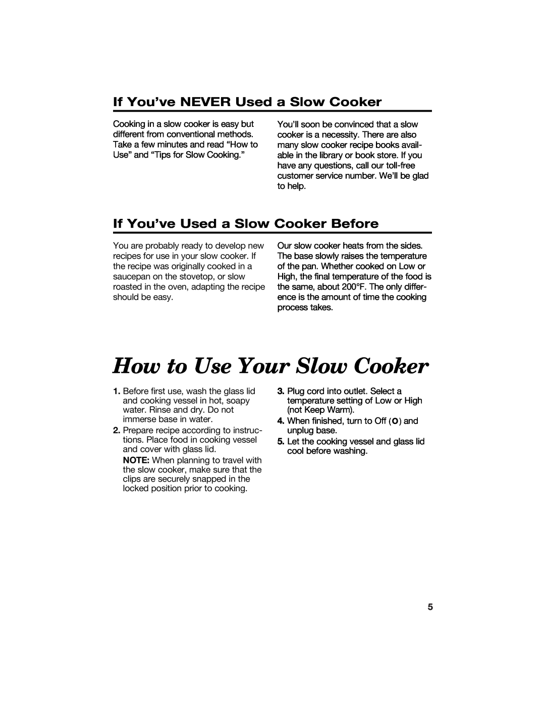Hamilton Beach 840133300 manual How to Use Your Slow Cooker, If You’ve NEVER Used a Slow Cooker 