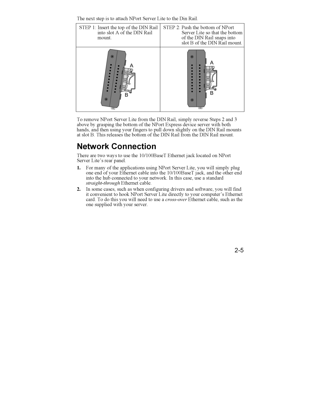 Hamilton Beach DE-301/331, DE-302/304/332/334 manual Network Connection 