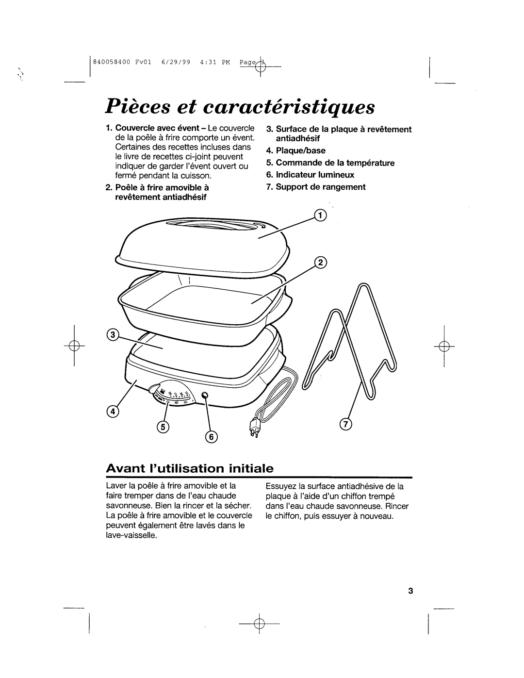 Hamilton Beach Elecrric Skillet manual 