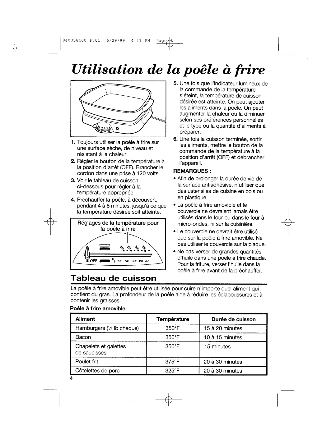 Hamilton Beach Elecrric Skillet manual 