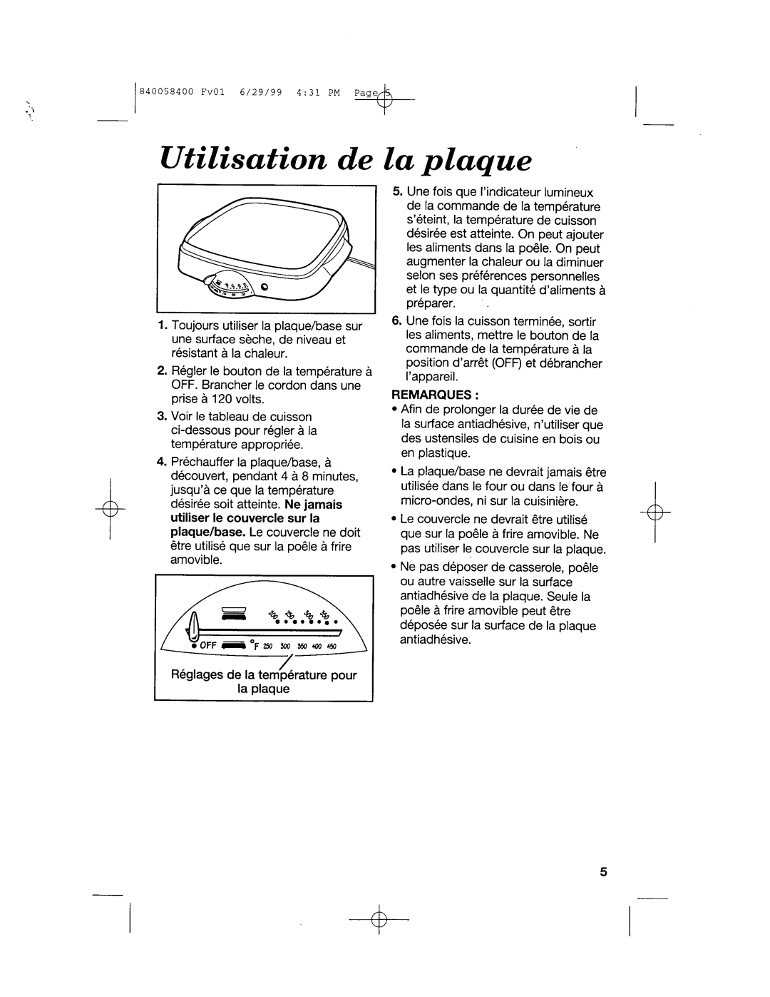 Hamilton Beach Elecrric Skillet manual 