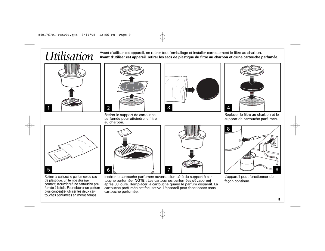 Hamilton Beach Fresh Essentials manual Utilisation 