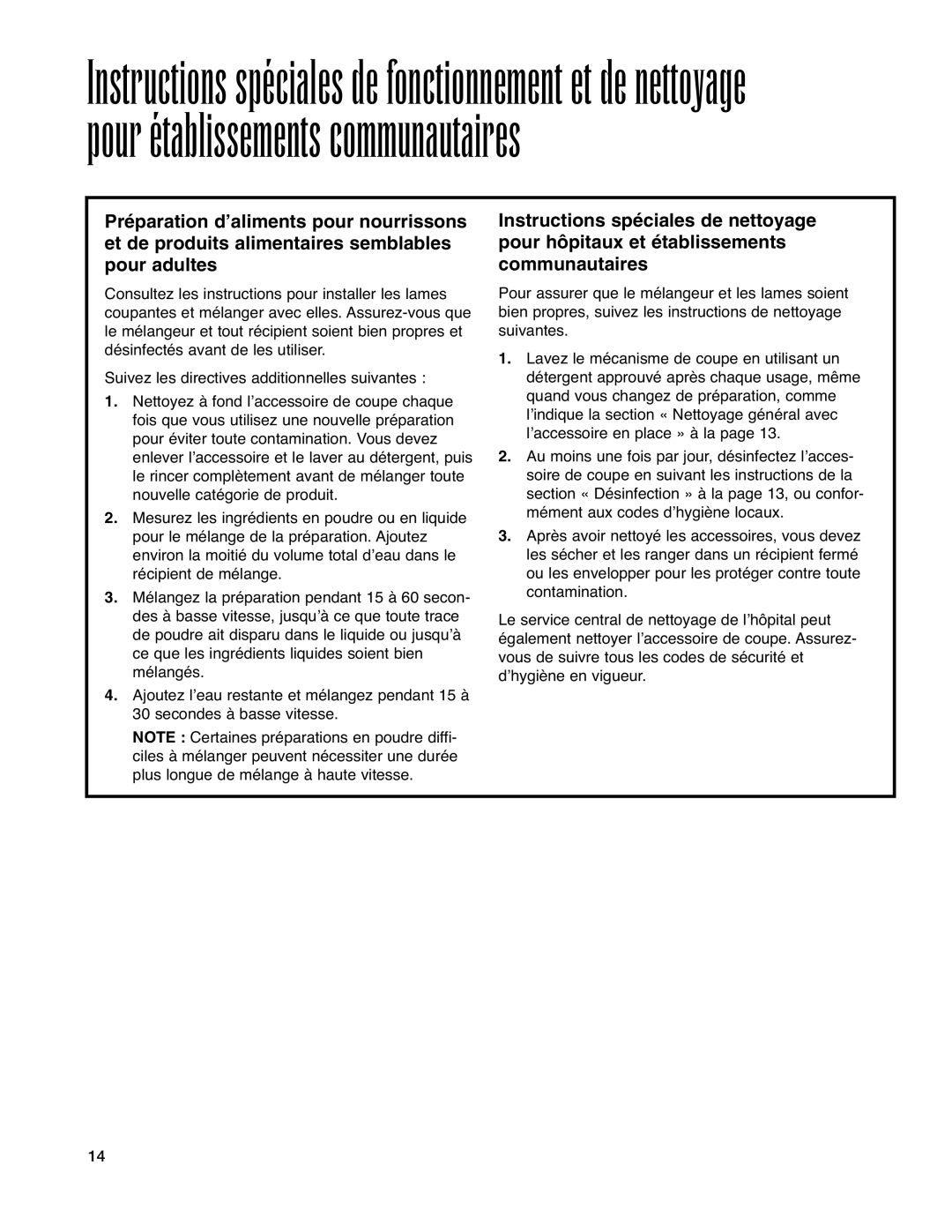 Hamilton Beach Immersion Mixer operation manual 