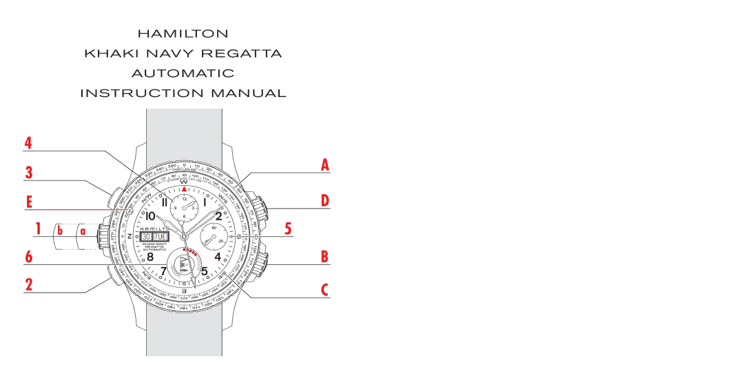 Hamilton Watch manual Hamilton Khaki Navy Regatta Automatic 