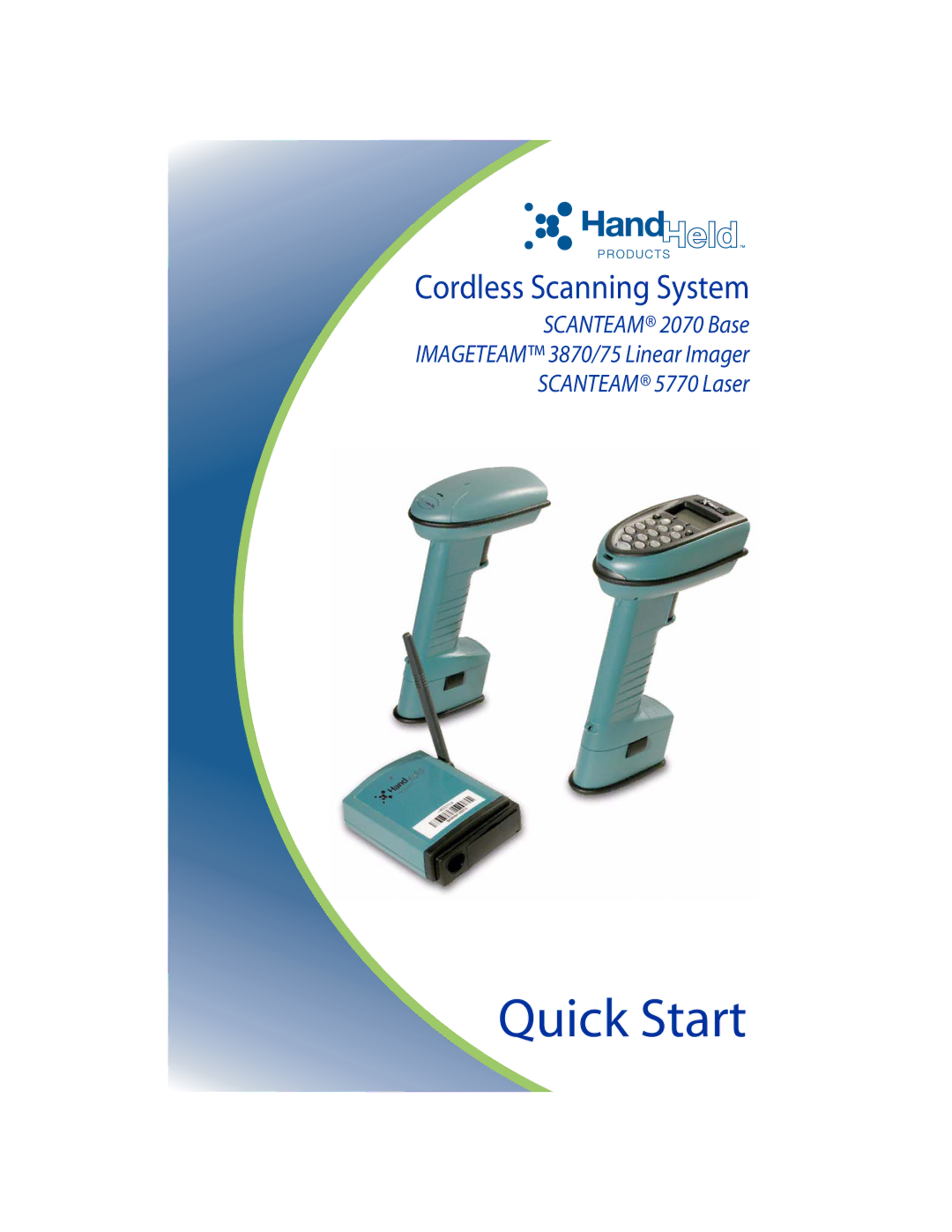 Hand Held Products 2070, 3875, 5770, 3870 quick start Quick Start 