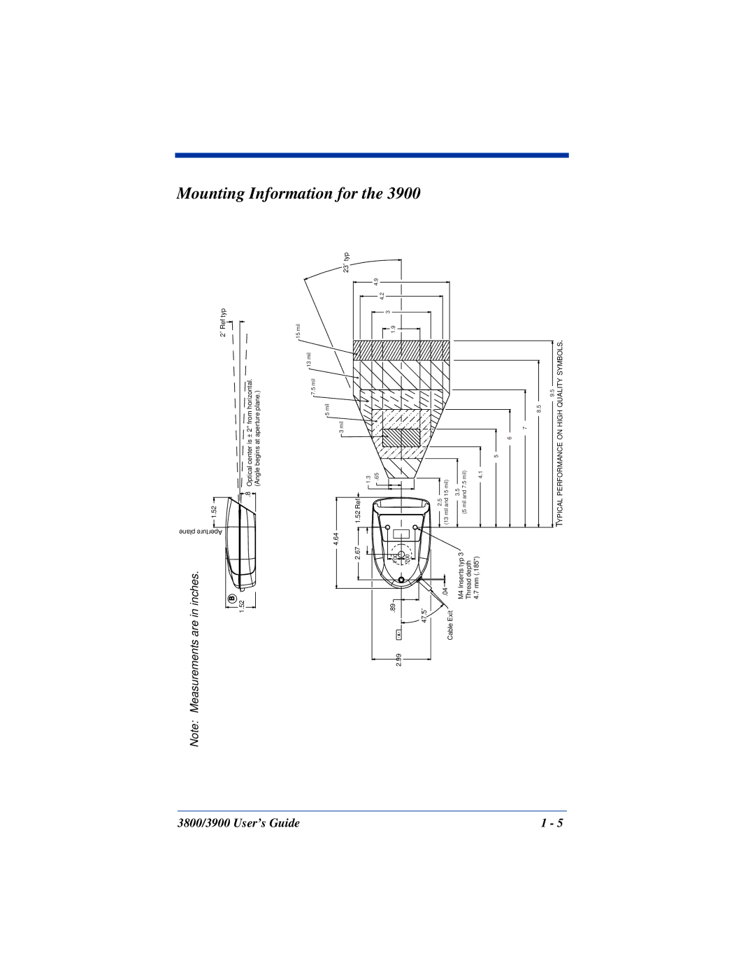 Hand Held Products 3800, 3900 manual For 