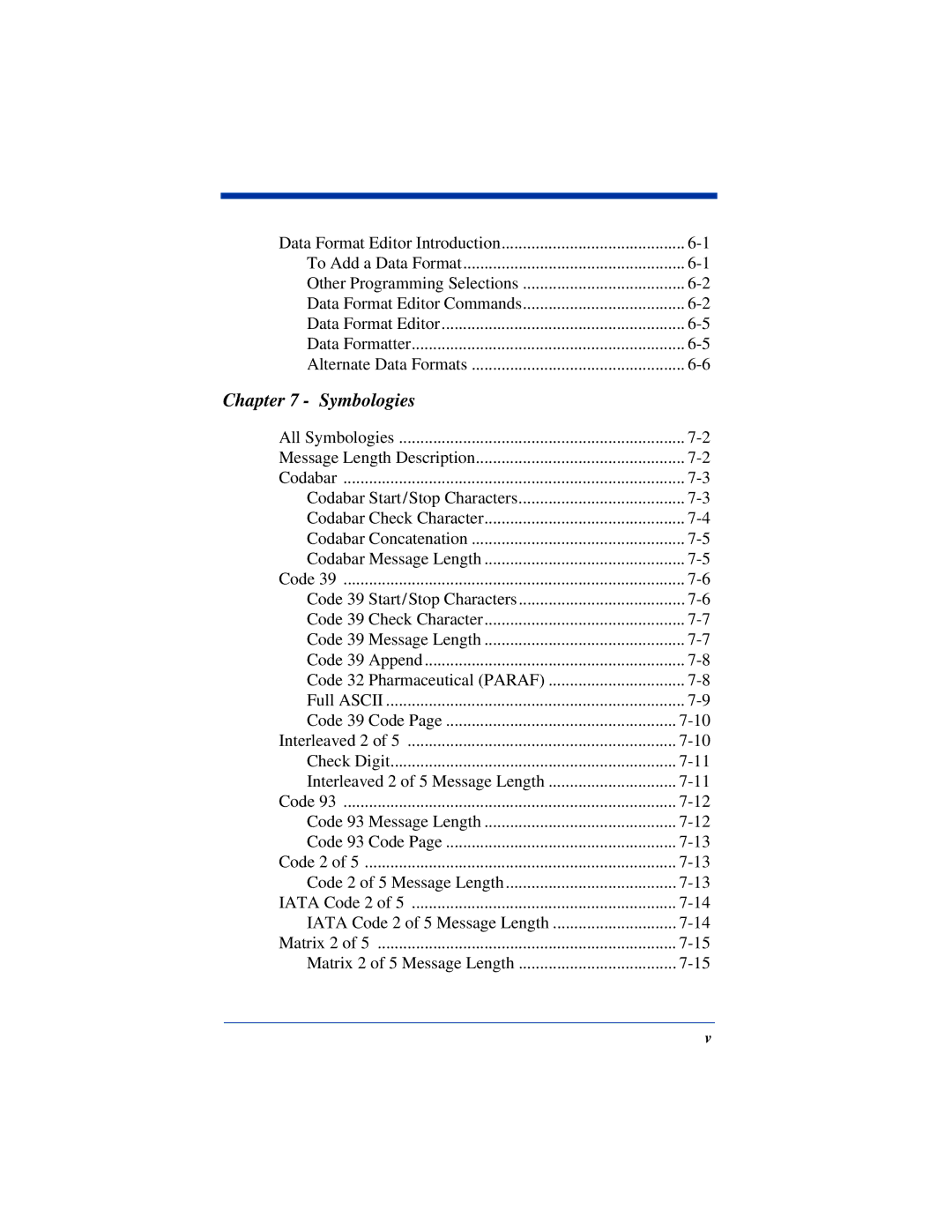 Hand Held Products 2020, 4620 system manual Symbologies 