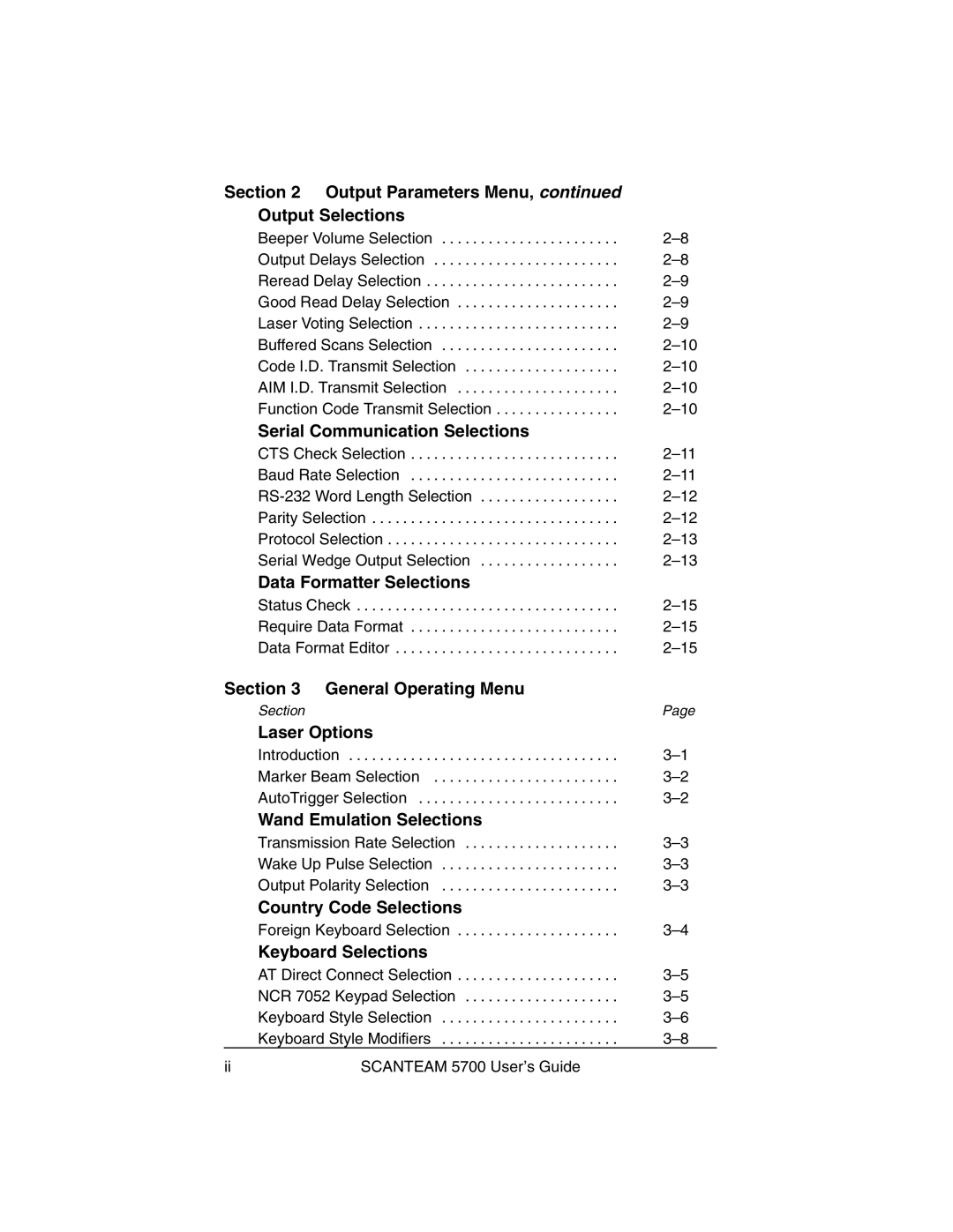 Hand Held Products 5700 manual Protocol Selection Serial Wedge Output Selection, Require Data Format Data Format Editor 