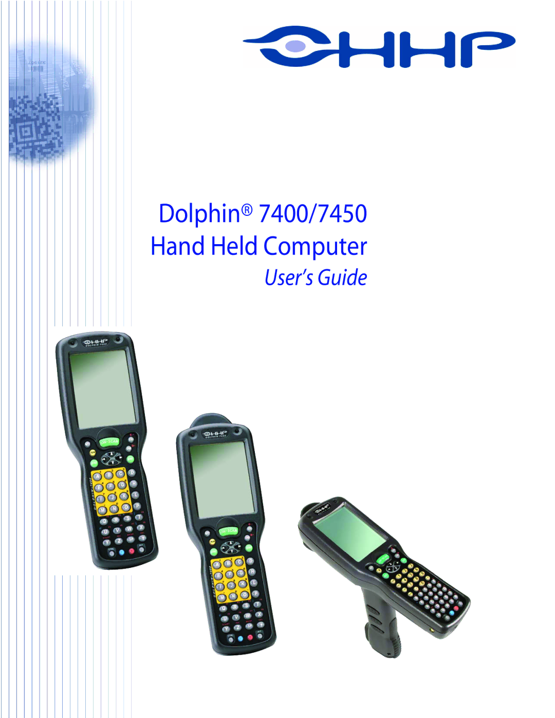 Hand Held Products manual Dolphin 7400/7450 Hand Held Computer 