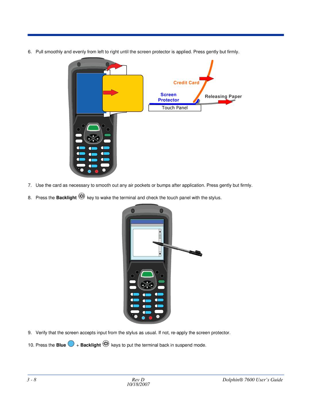 Hand Held Products 7600 manual Screen 