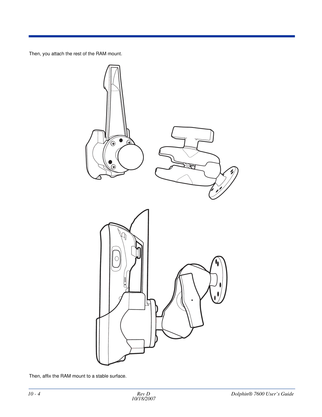 Hand Held Products 7600 manual Rev D 