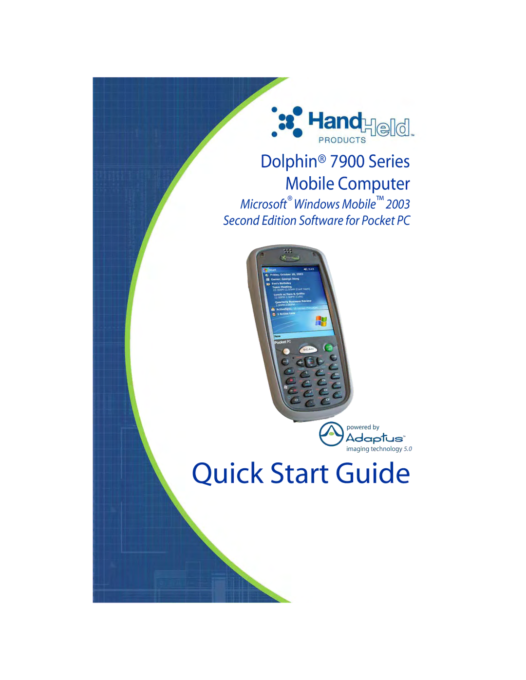 Hand Held Products 7900 quick start Quick Start Guide 