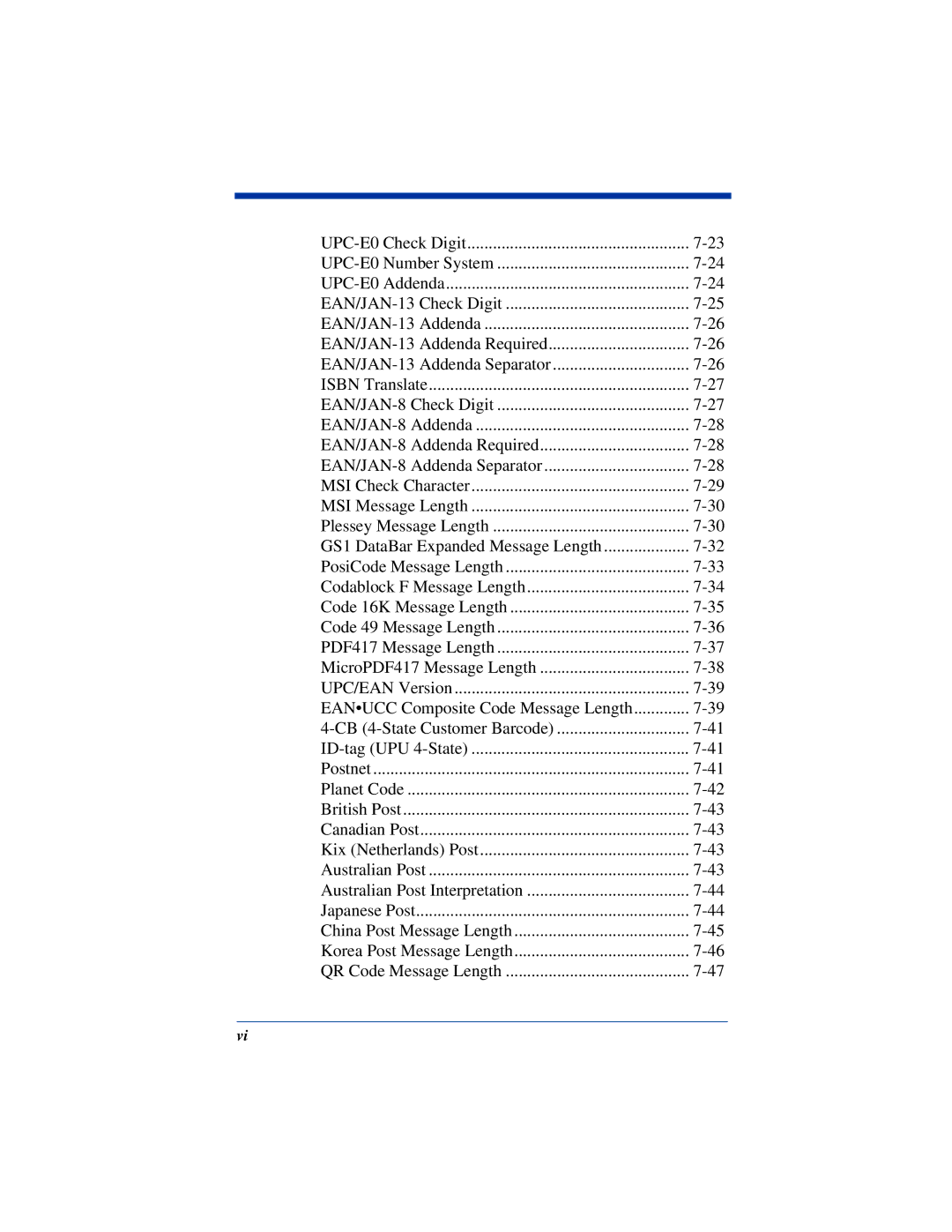 HandHeld Entertainment 4800i, 4600rp, 4600g manual EAN/JAN-13 Addenda Required EAN/JAN-13 Addenda Separator 