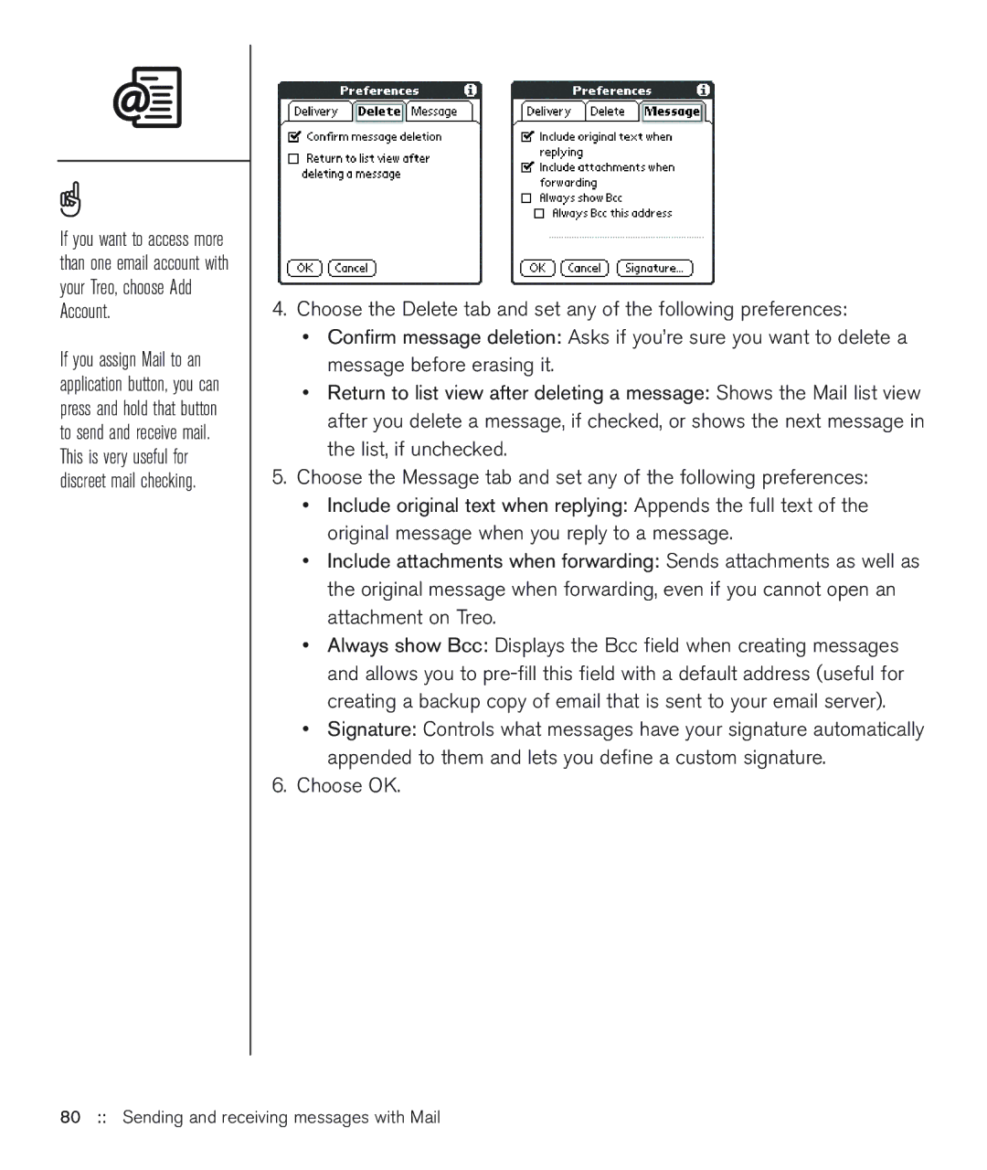 Handspring 600 manual Choose OK 