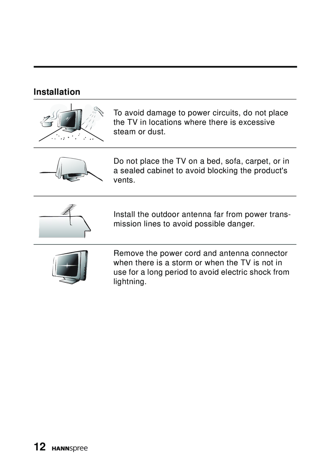 HANNspree DT07-10A1 manual Installation 