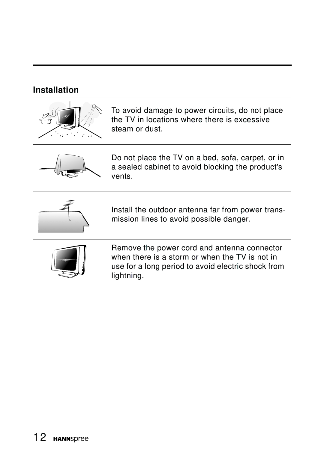 HANNspree DT0B-10A1 manual Installation 