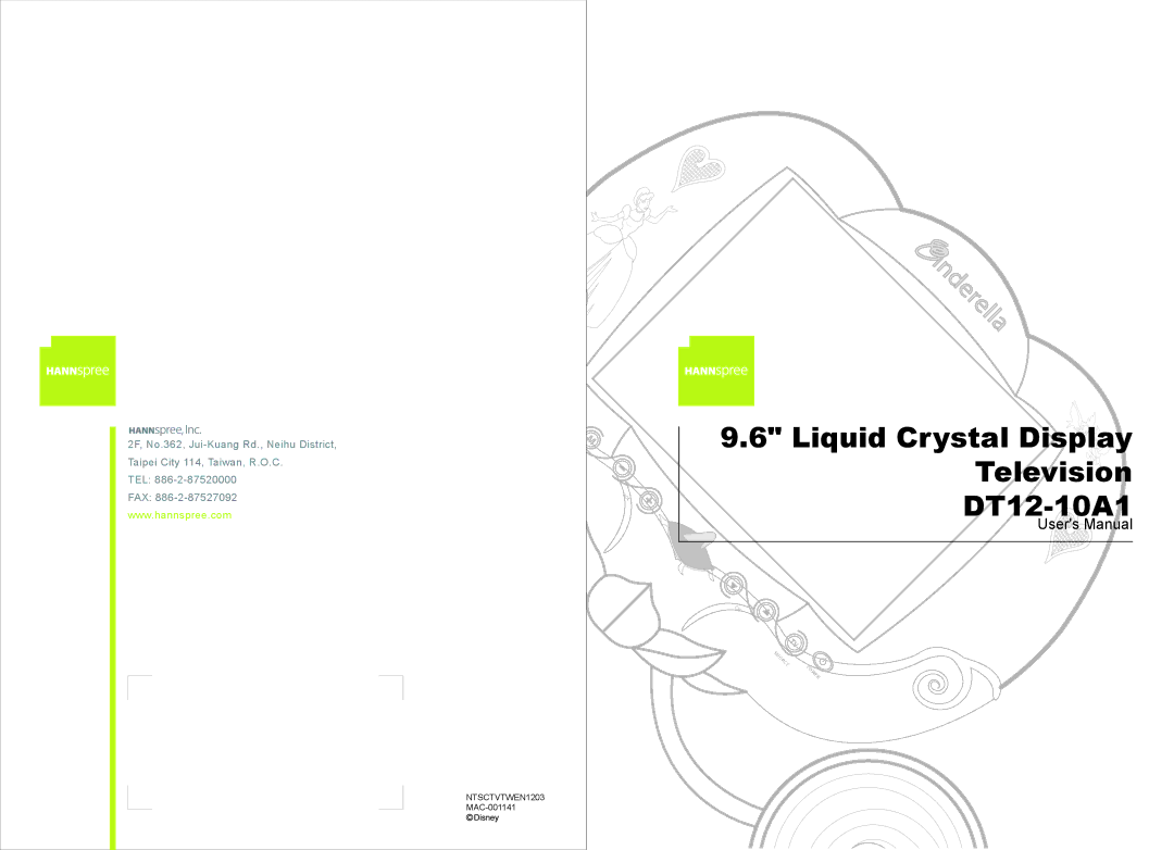 HANNspree DT12-10A1 user manual La l e 