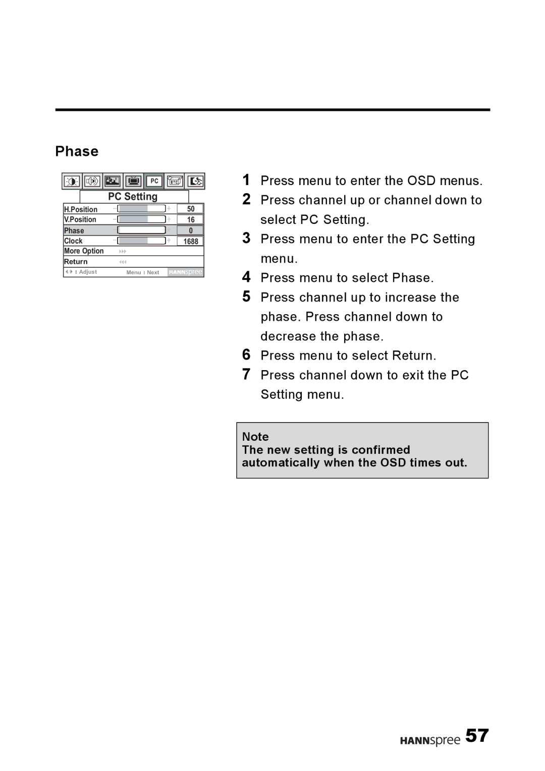 HANNspree F001-15U1-000 user manual Phase 