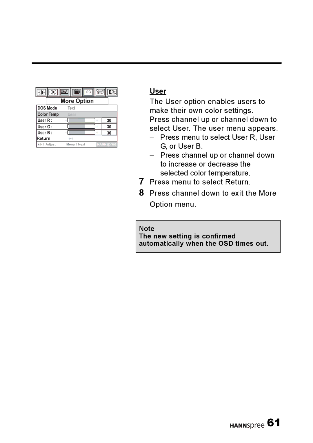 HANNspree F001-15U1-000 user manual User 