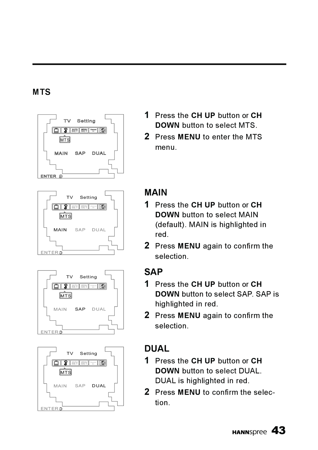 HANNspree K209-10A1 manual Main 