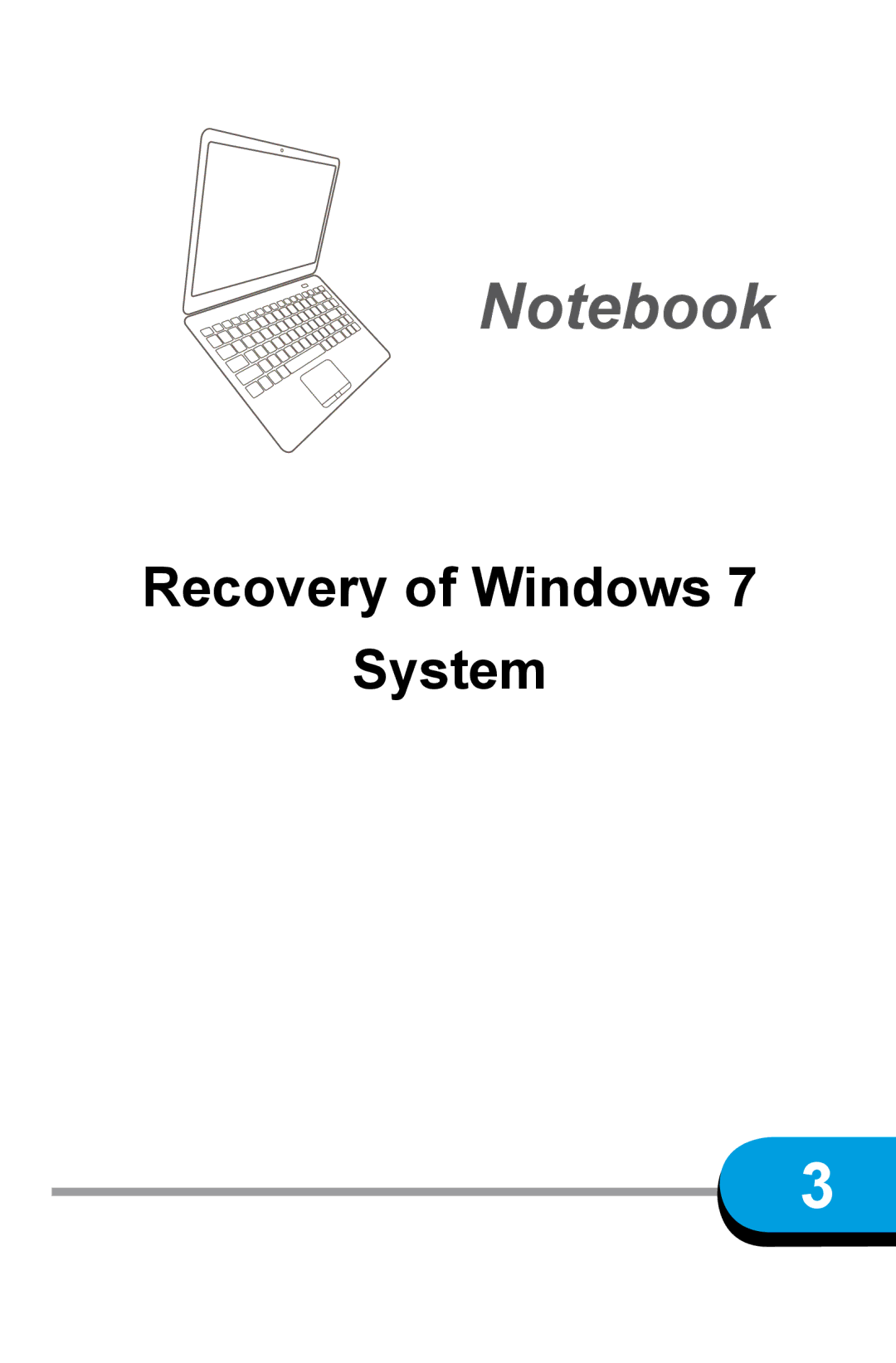 HANNspree SN12E2 manual Recovery of Windows System 