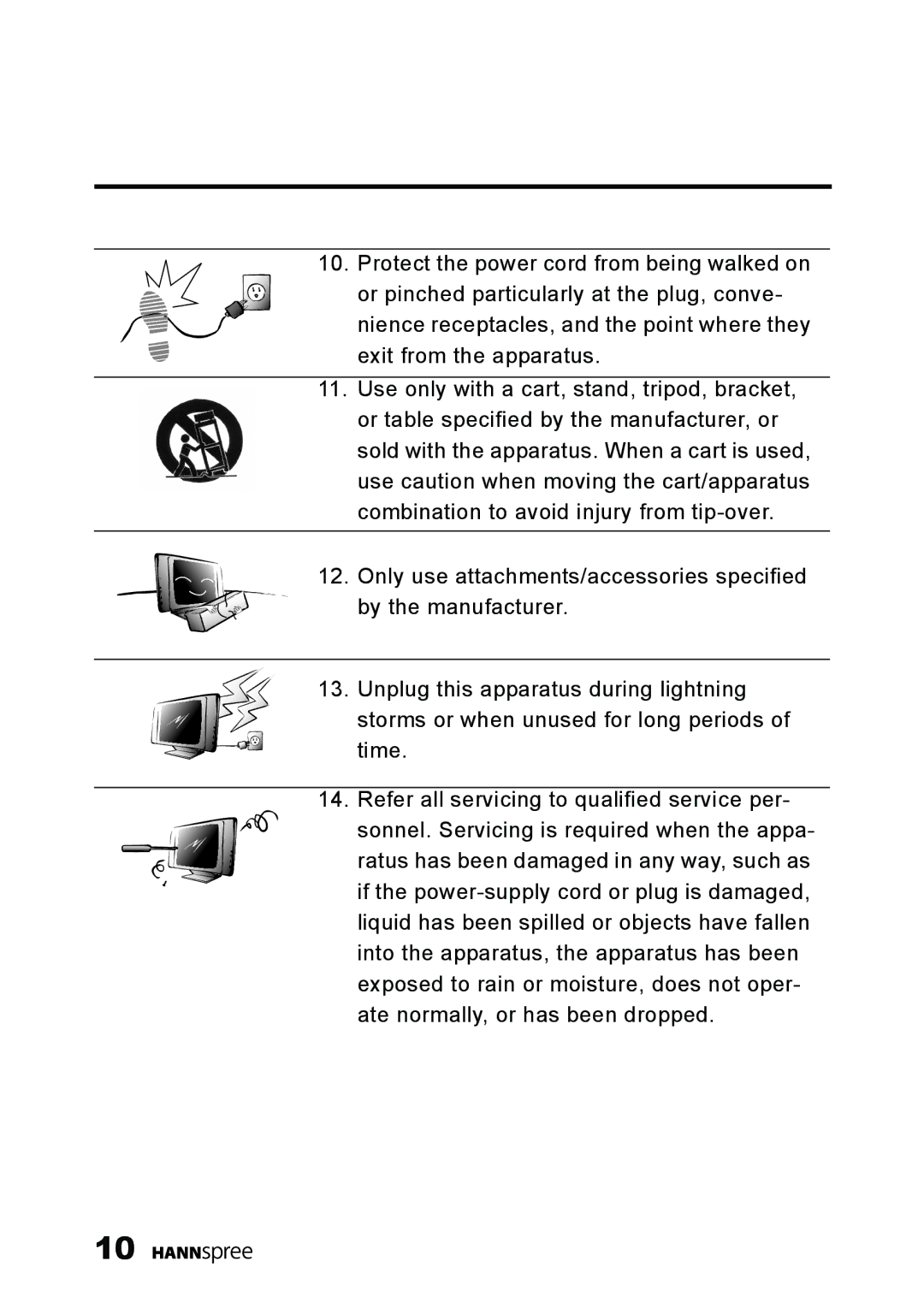 HANNspree ST40-12A1 manual 