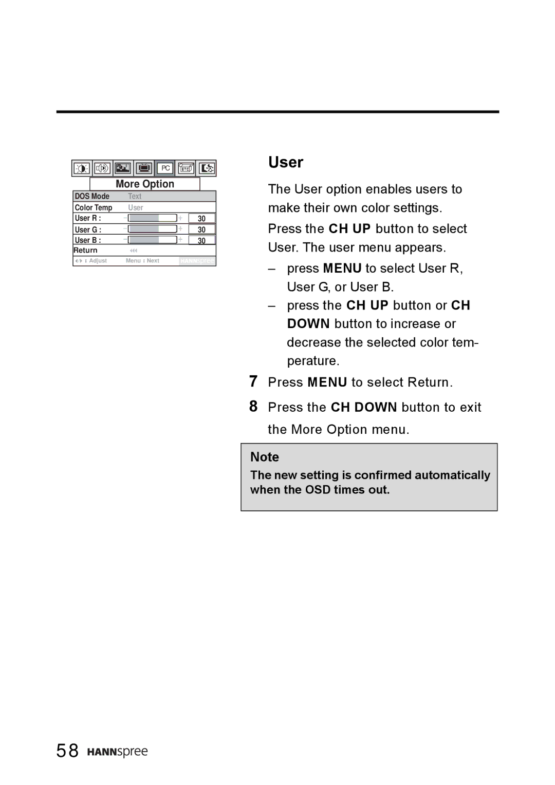 HANNspree WT0C-15A1 manual User 