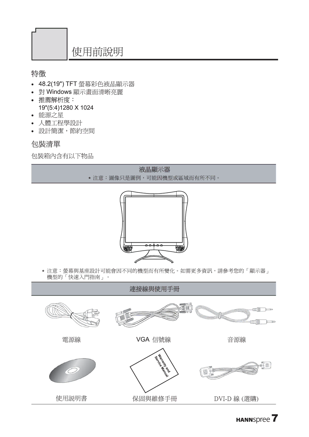 HANNspree XM manual 