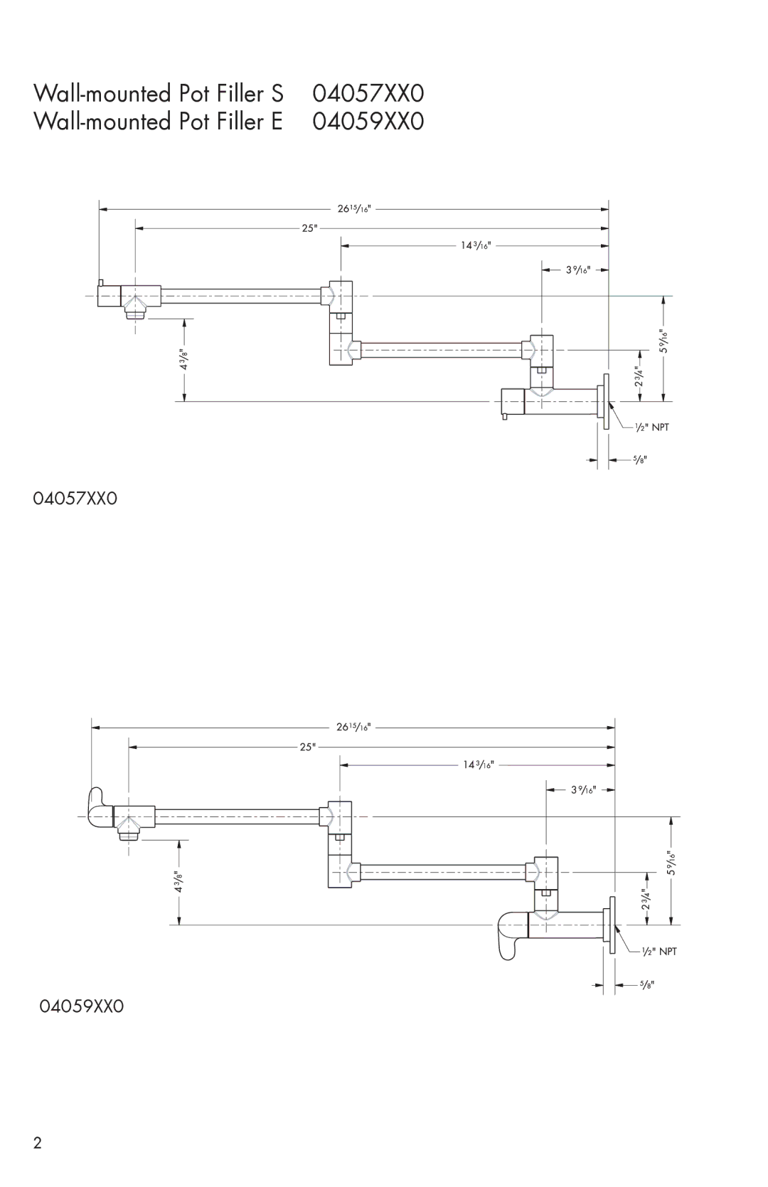 Hans Grohe installation instructions 04057XX0 04059XX0 