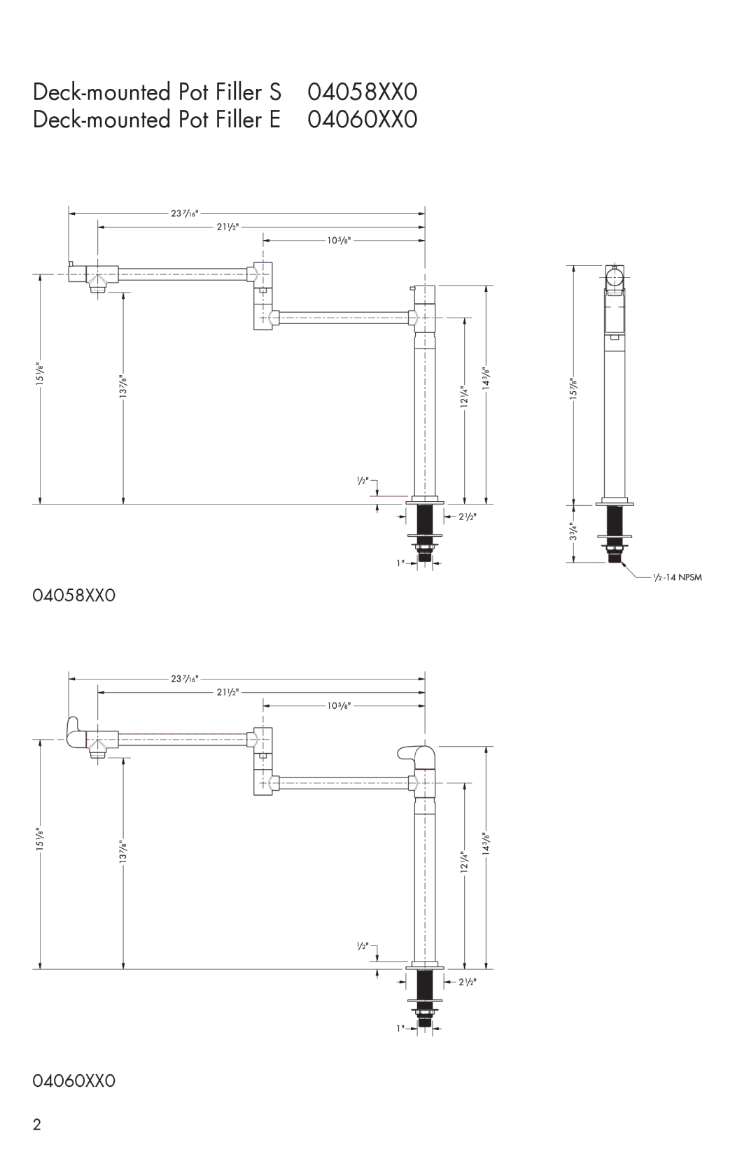 Hans Grohe installation instructions 04058XX0 04060XX0 