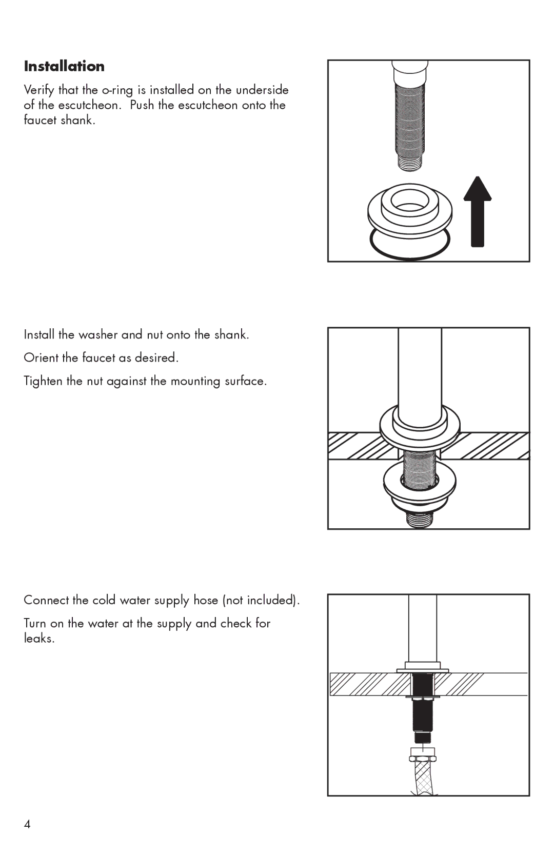 Hans Grohe 04060XX0, 04058XX0 installation instructions Installation 