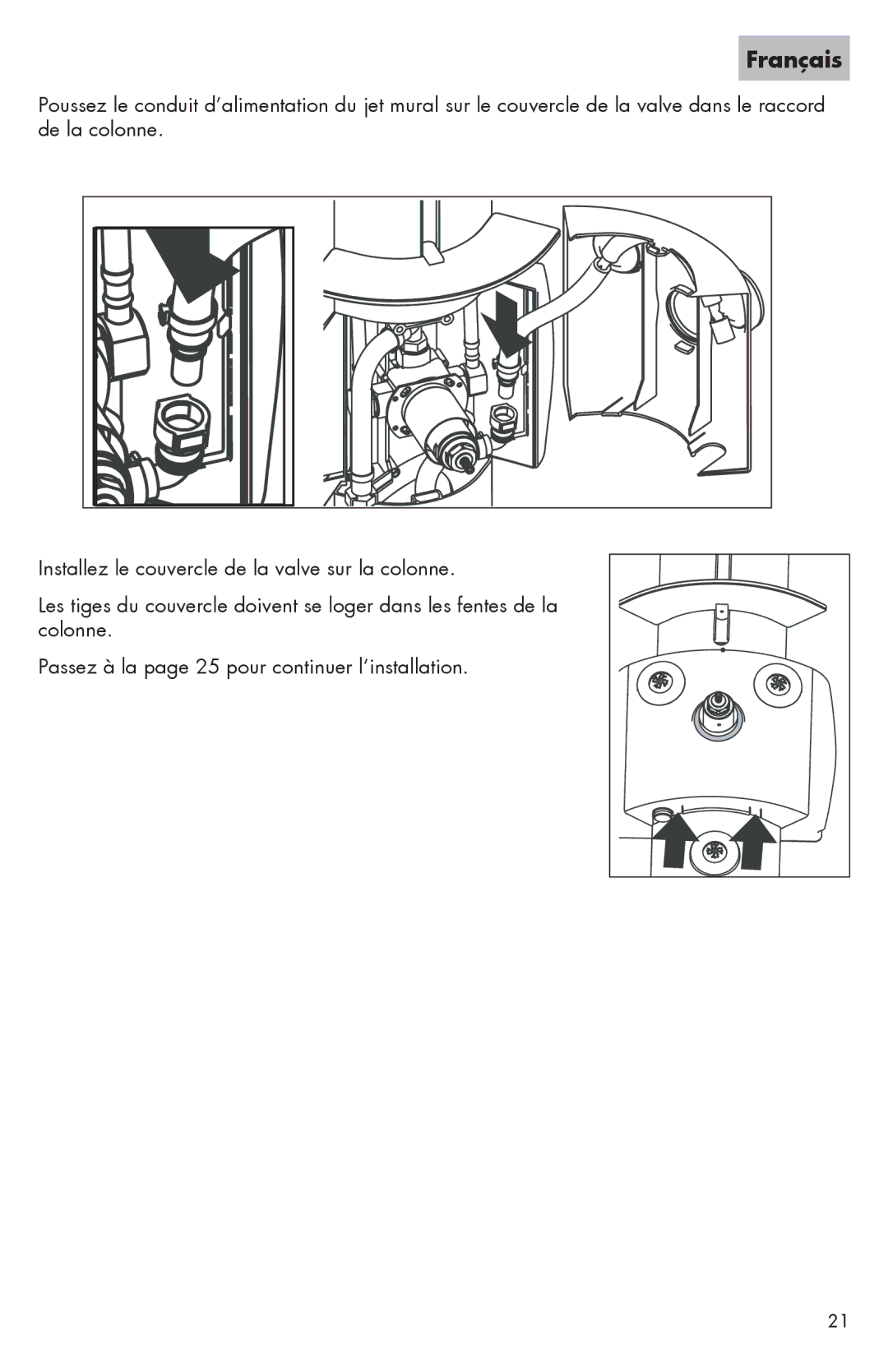 Hans Grohe 0657000, 06550XX0, II, 06549XX0, 06573000, 06565XX0, 06564XX0 installation instructions Français 