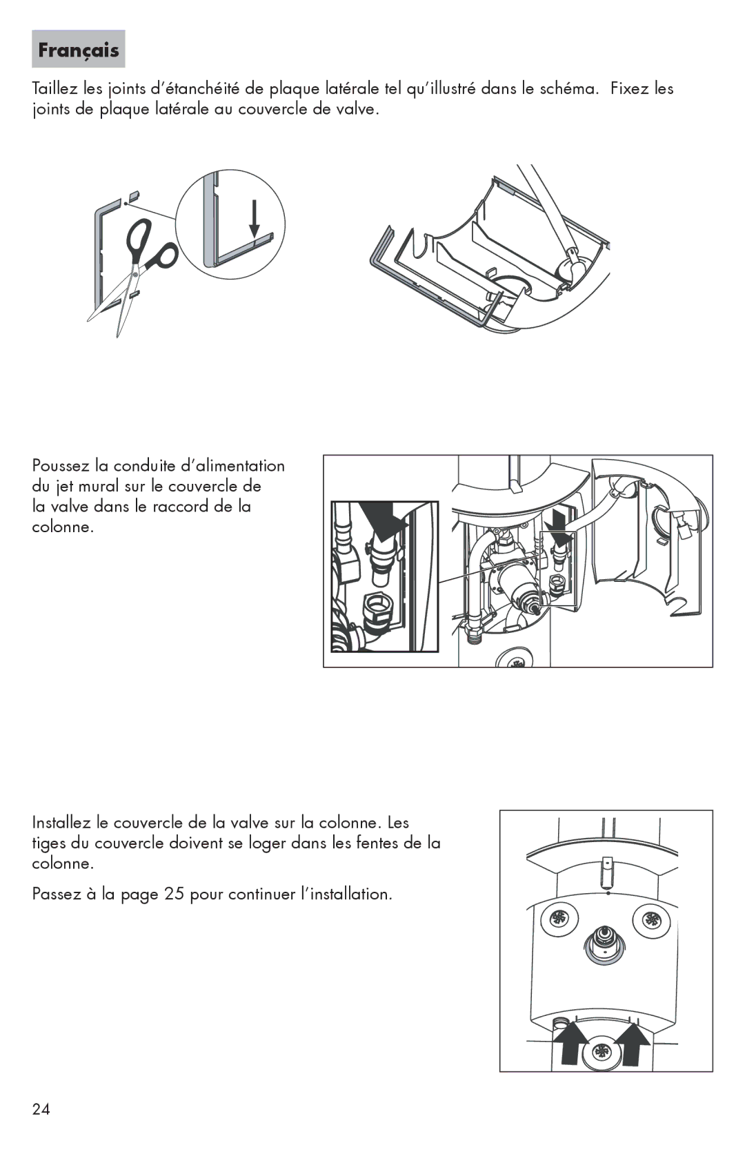 Hans Grohe 06550XX0, II, 06549XX0, 06573000, 0657000, 06565XX0, 06564XX0 installation instructions Français 