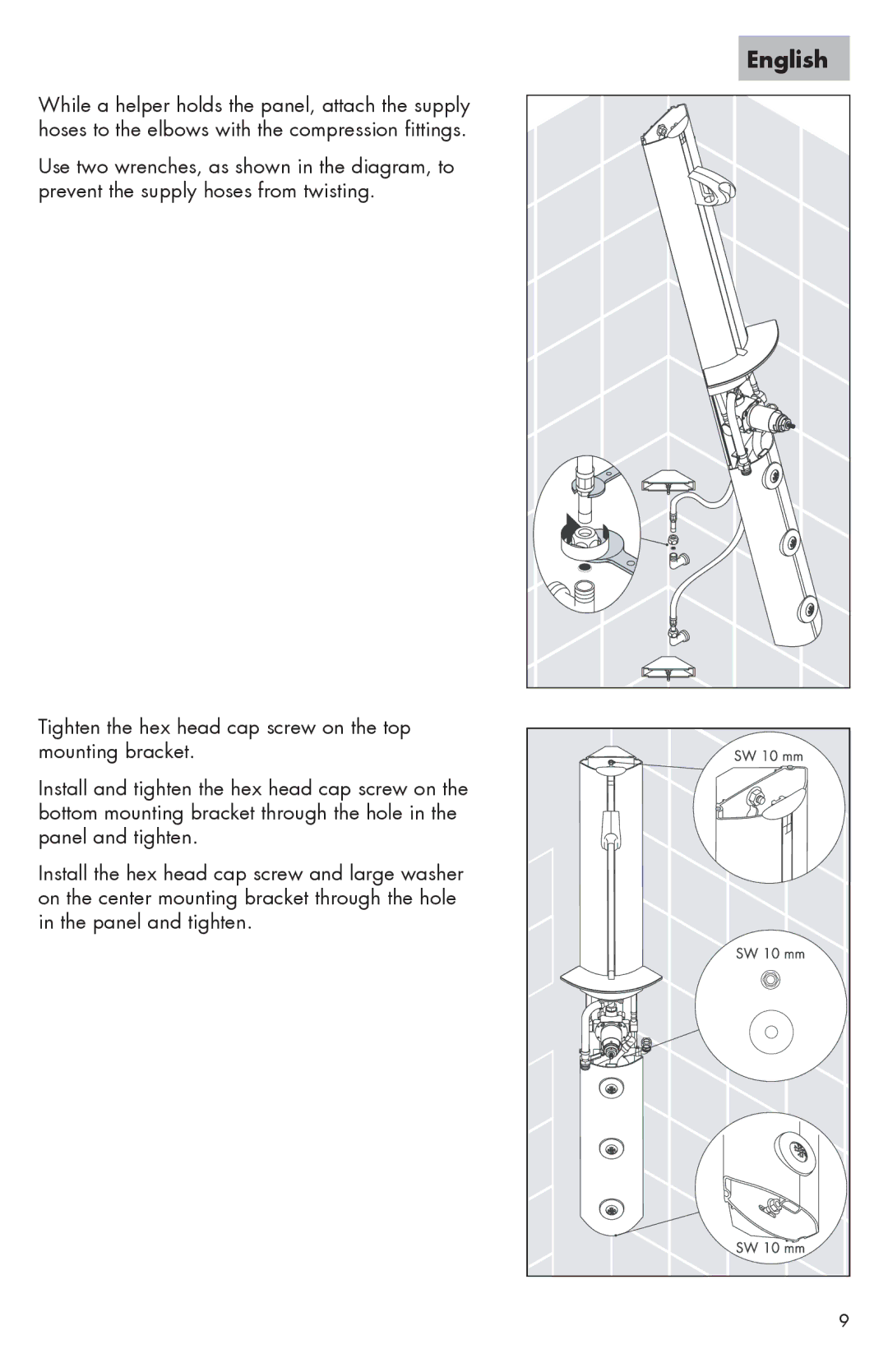 Hans Grohe 06550XX0, II, 06549XX0, 06573000, 0657000, 06565XX0, 06564XX0 installation instructions English 