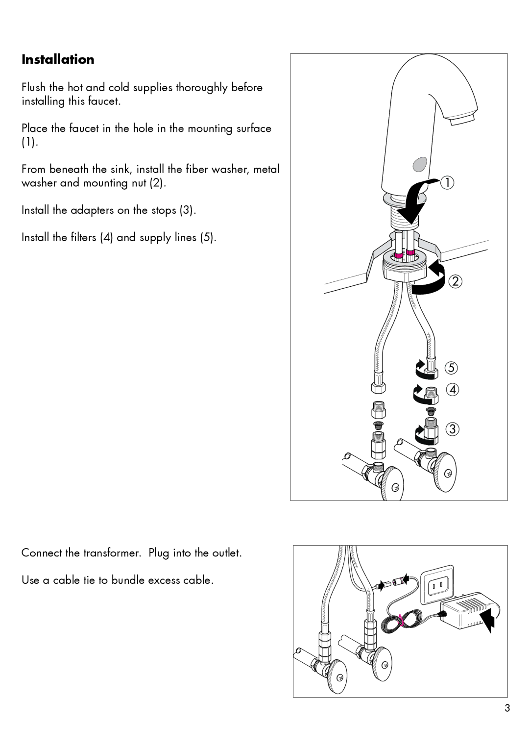 Hans Grohe 15181XX1, 15180XX1 installation instructions Installation 