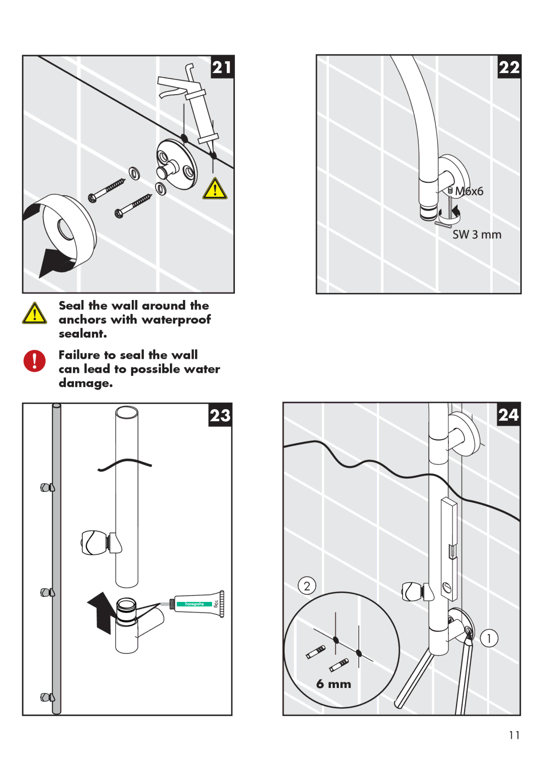 Hans Grohe 26396001 installation instructions 