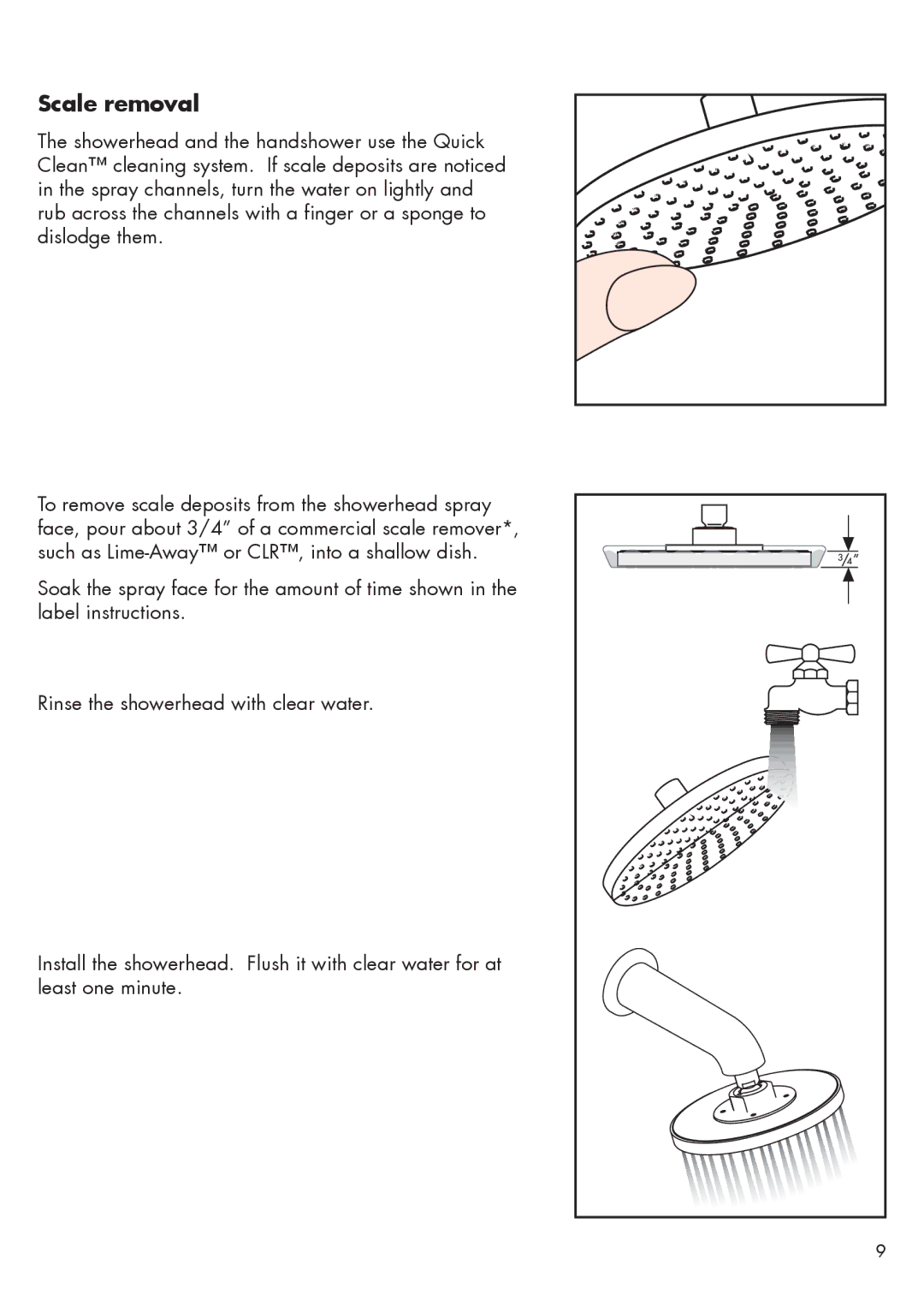 Hans Grohe 27164001 installation instructions Scale removal 