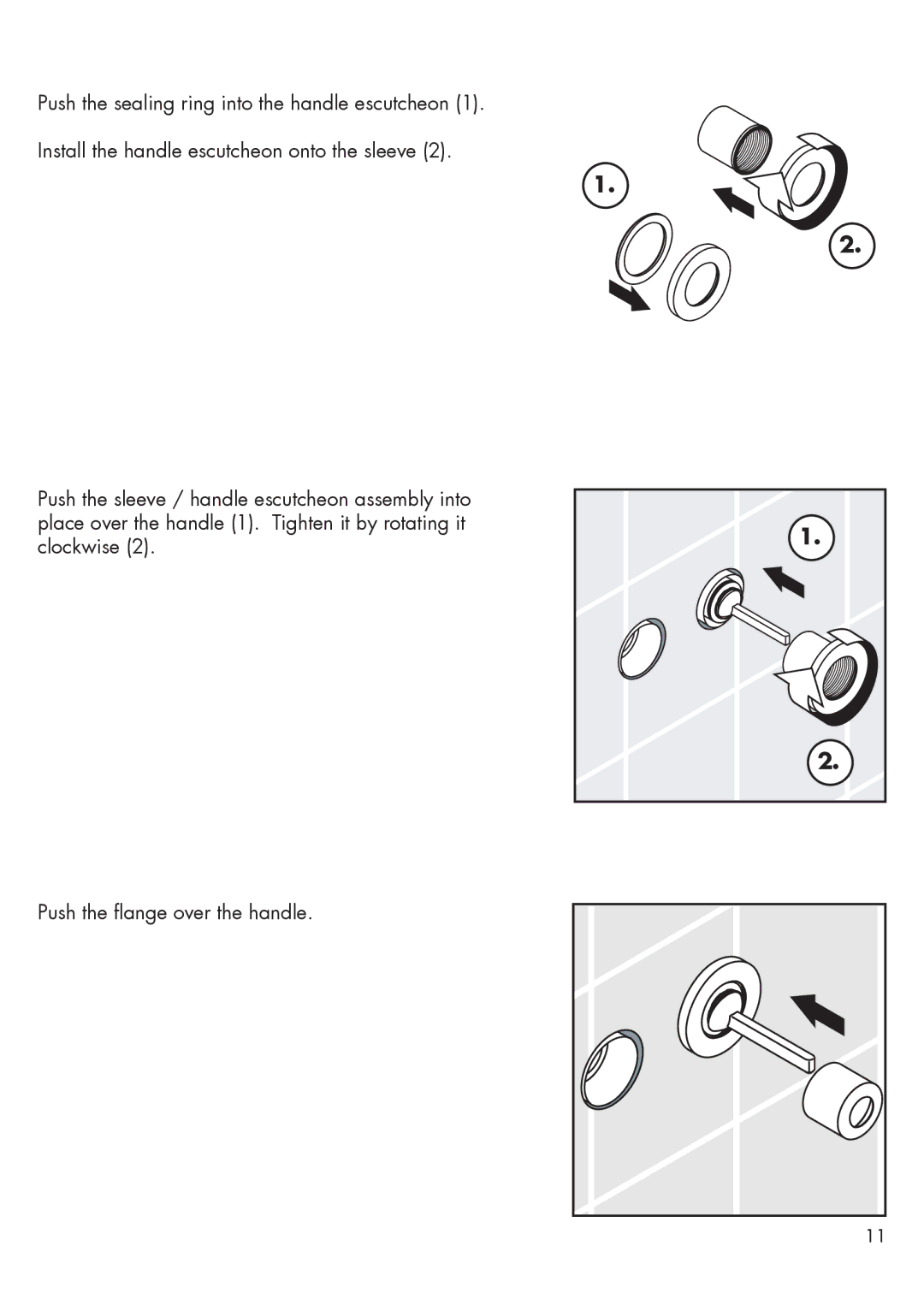 Hans Grohe 35115801, 35116801 installation instructions 