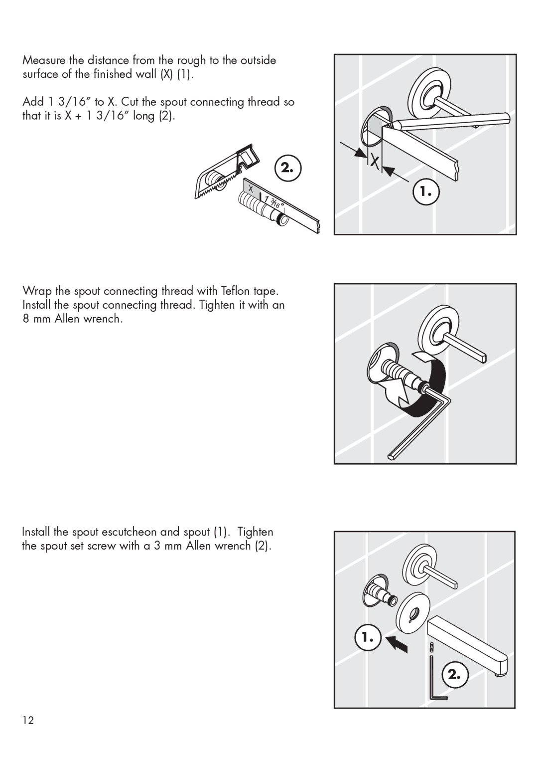 Hans Grohe 35116801, 35115801 installation instructions 