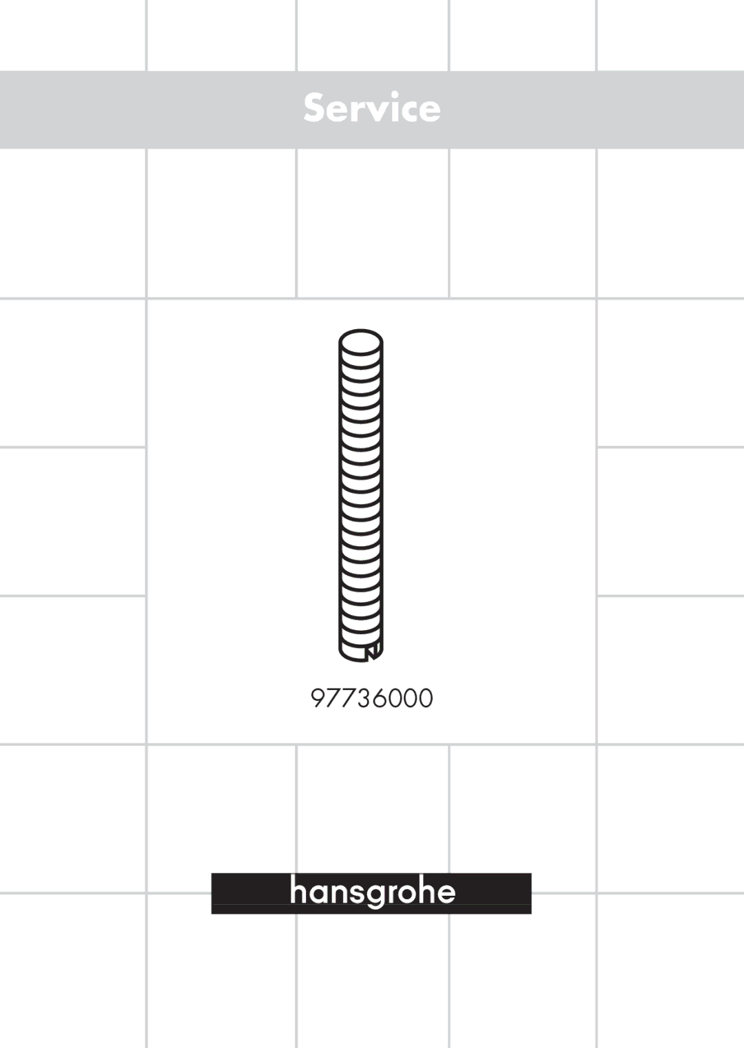 Hans Grohe 97736000 manual Service 