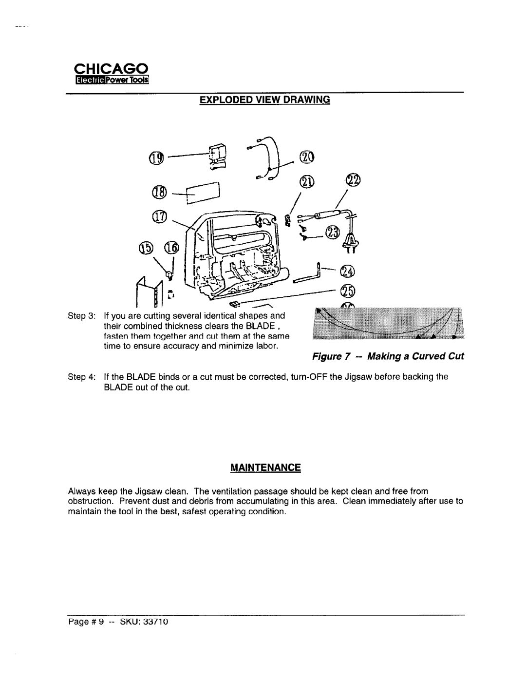 Harbor Freight Tools 33710 manual 