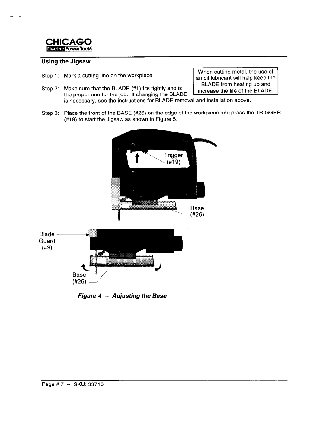 Harbor Freight Tools 33710 manual 