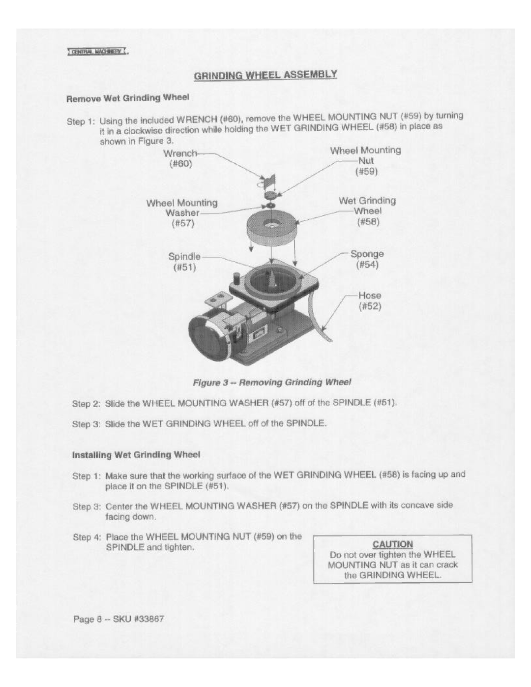 Harbor Freight Tools 33867 manual 