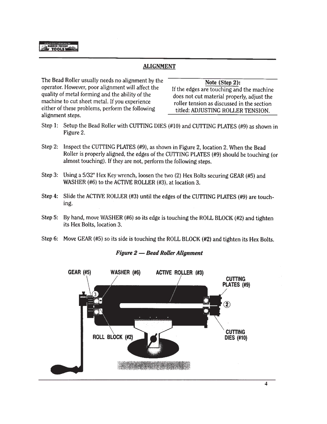 Harbor Freight Tools 34104 manual 