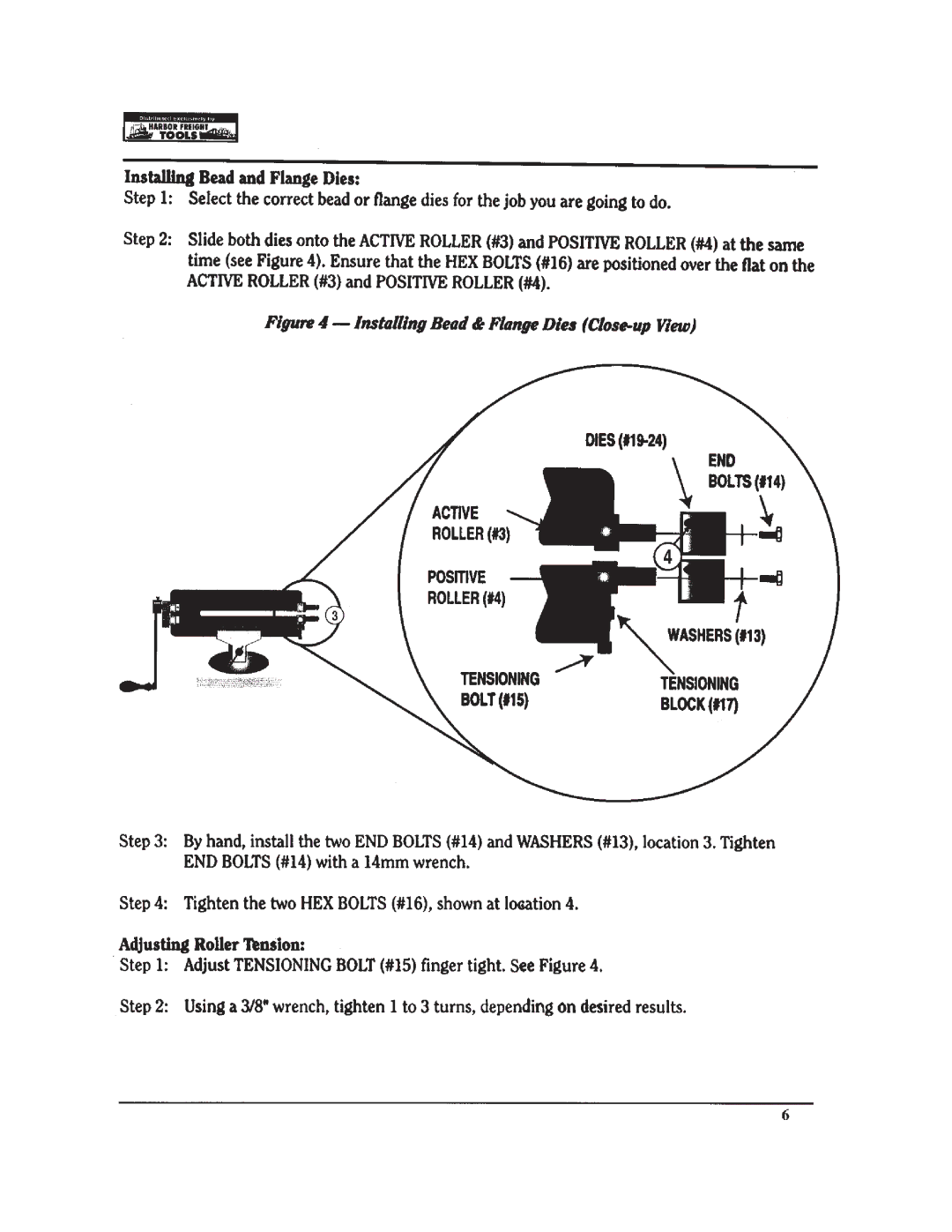 Harbor Freight Tools 34104 manual 