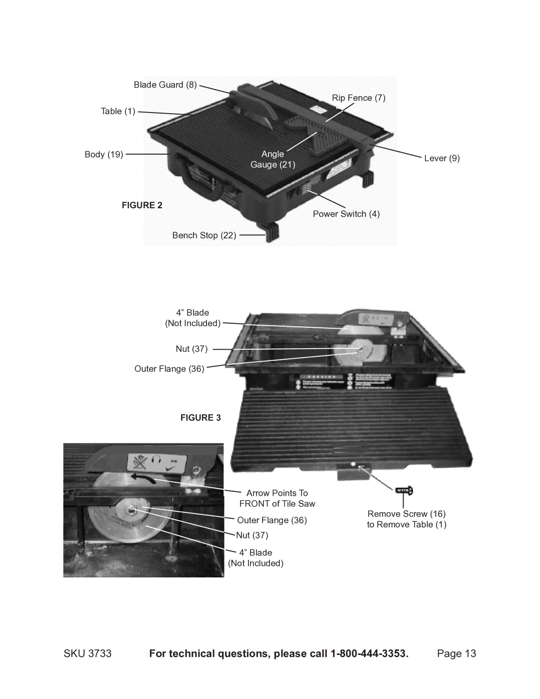 Harbor Freight Tools 3733 operating instructions Angle 