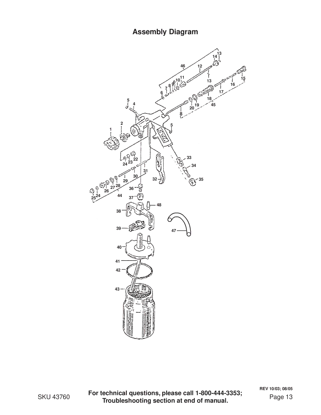 Harbor Freight Tools 43760 operating instructions 24 23 