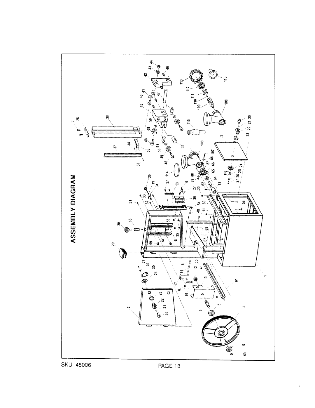 Harbor Freight Tools 45006 manual 